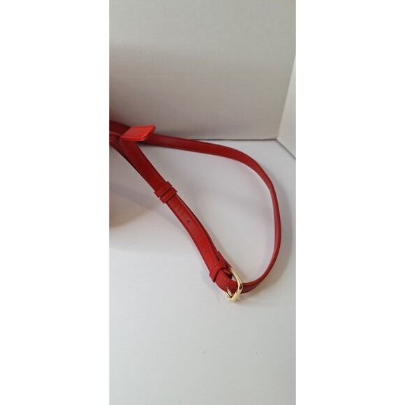 URBAN EXPRESSIONS Vegan Leather Crossbody Handbag Purse Red Adjustable Strap NWT - Picture 6 of 11